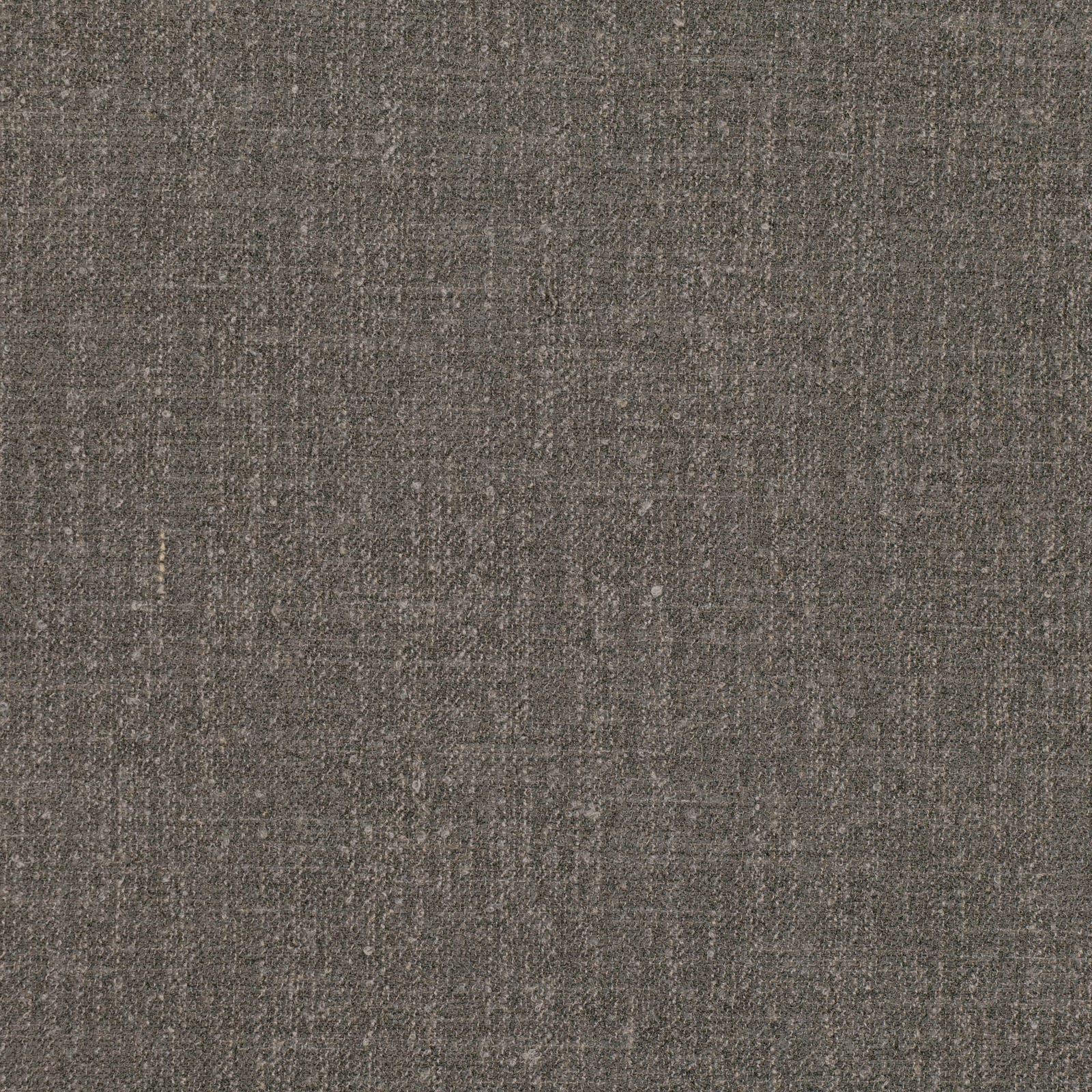 Close-up of weathered taupe-grey plain weave with subtle slubs and tonal flecks