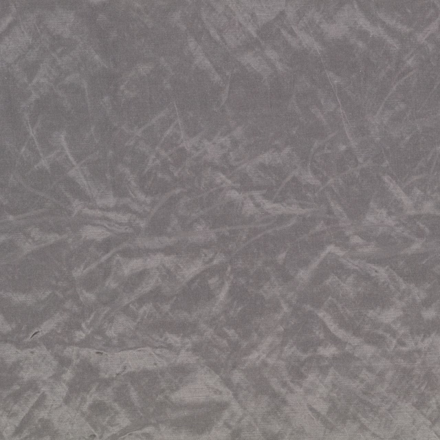 Smoky grey Enzo textile with pale abstract brush marks and woven texture