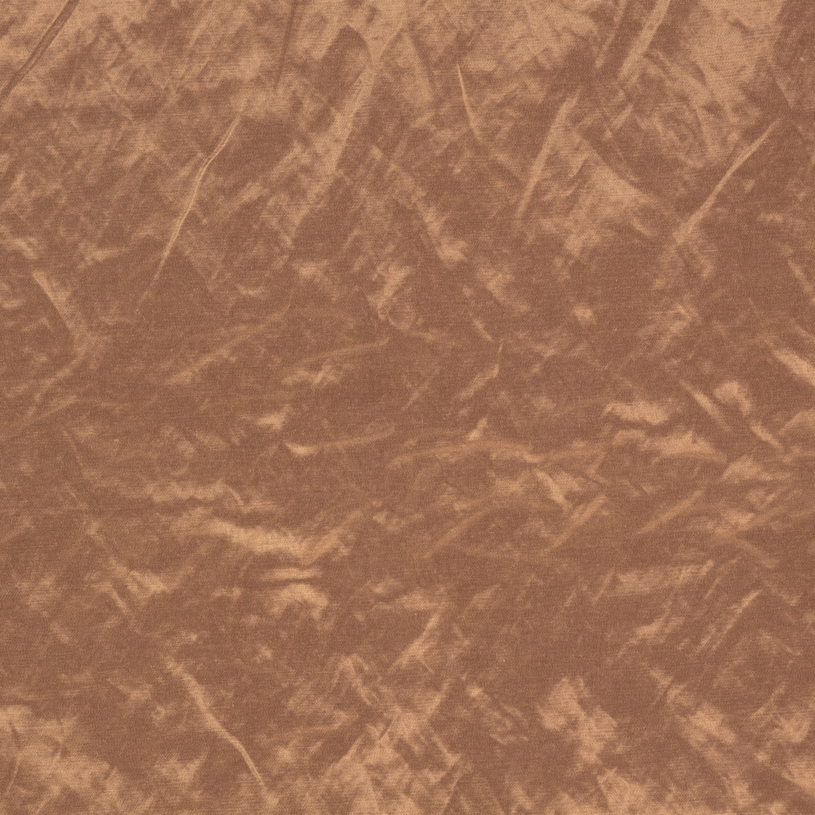 Warm conker-brown textile with softly marbled strokes and subtle sheen