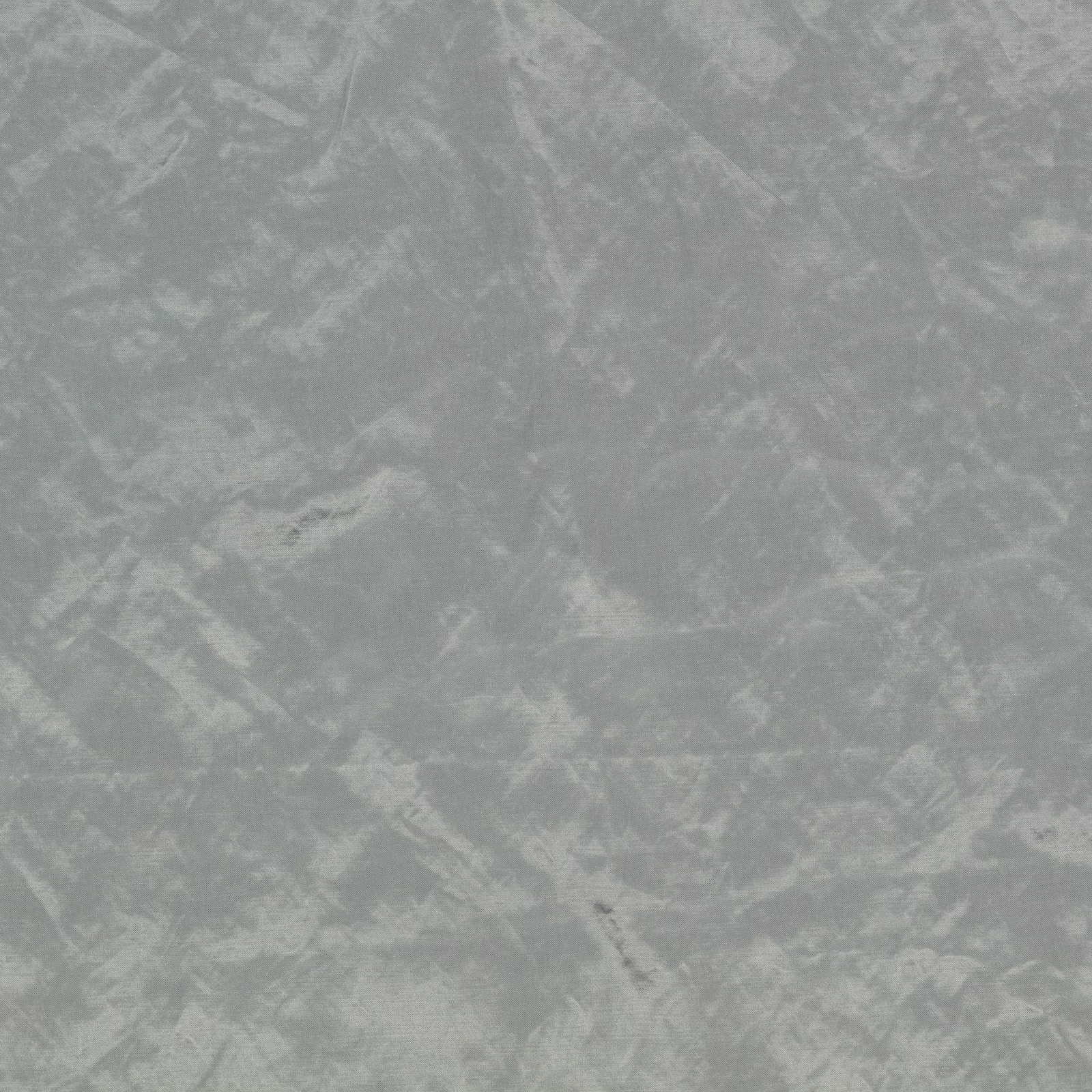 Muted seafoam-grey fabric with cloudy painterly streaks and mottled texture