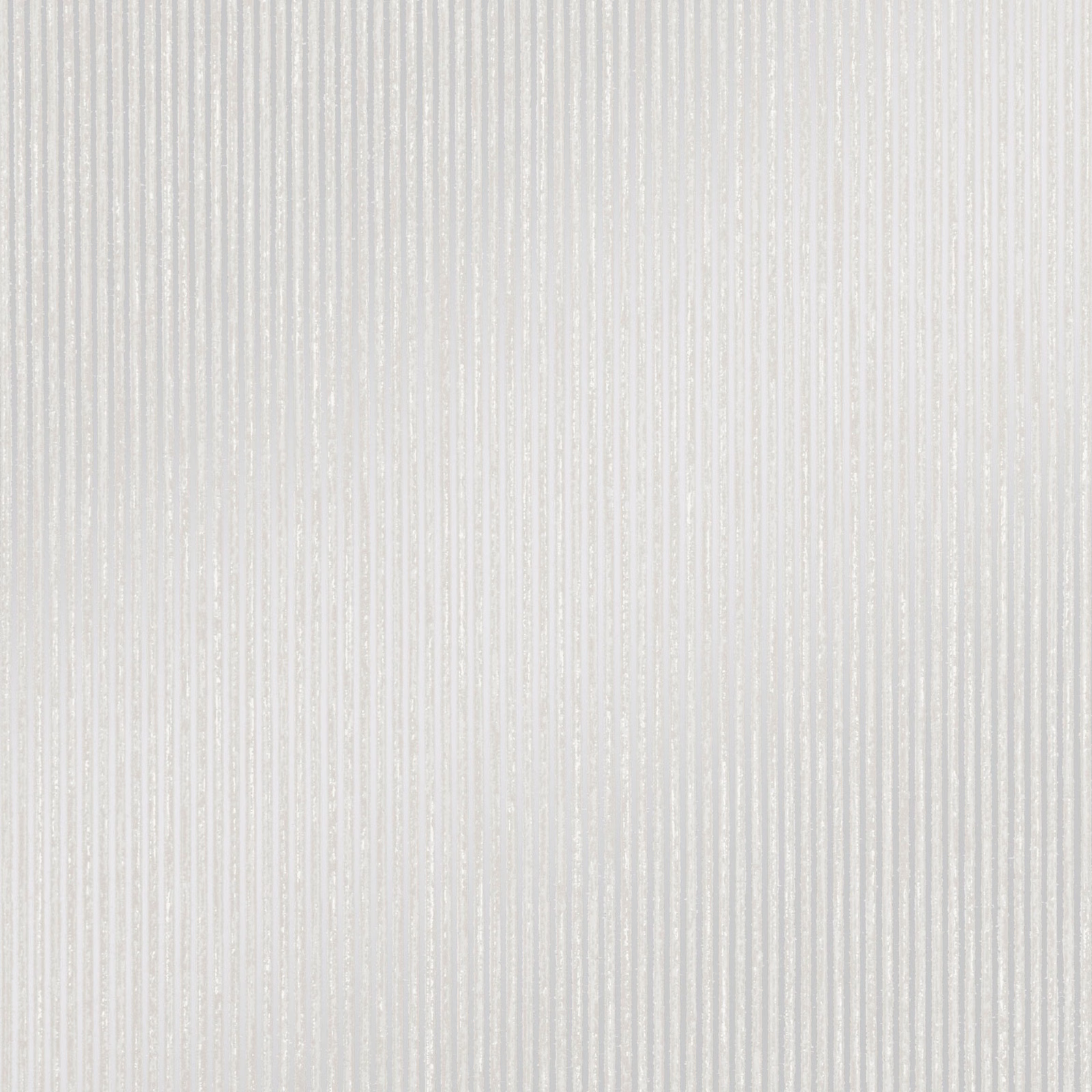 Pale frost-grey wallpaper with fine vertical striations and subtle reflective highlights
