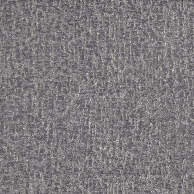 Cool mineral-grey textile with a dense broken geometric weave and softly mottled depth