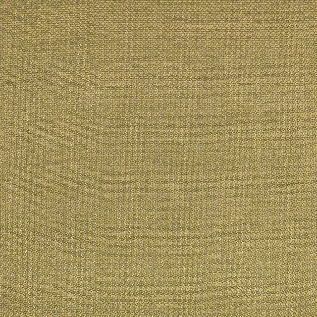Close-up of muted olive-gold plain weave with fine granular texture