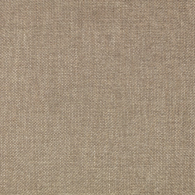 Close-up of soft taupe-grey Clarendon fabric with a fine mottled woven texture