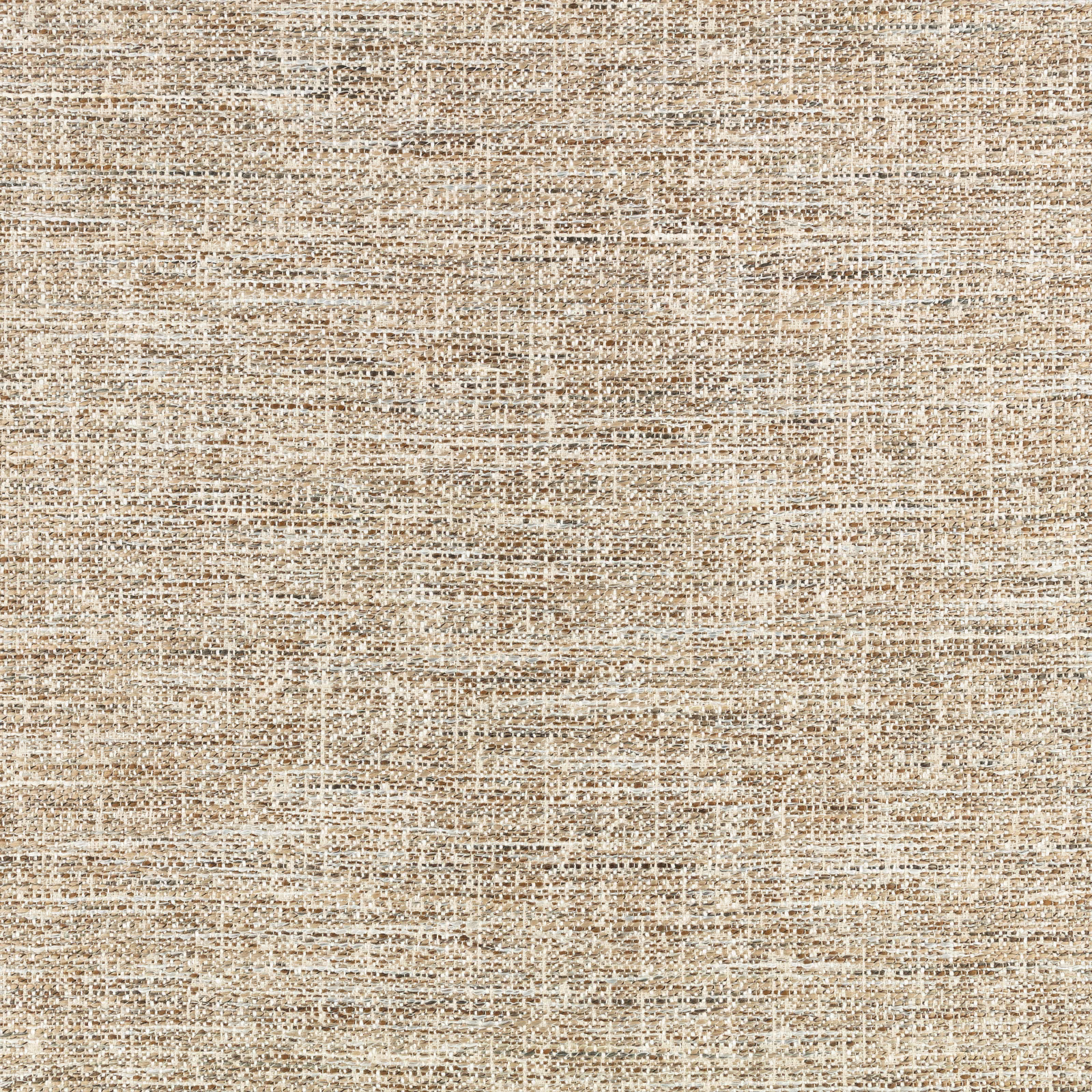 Warm taupe textile with cream flecks and a fine horizontal slub weave
