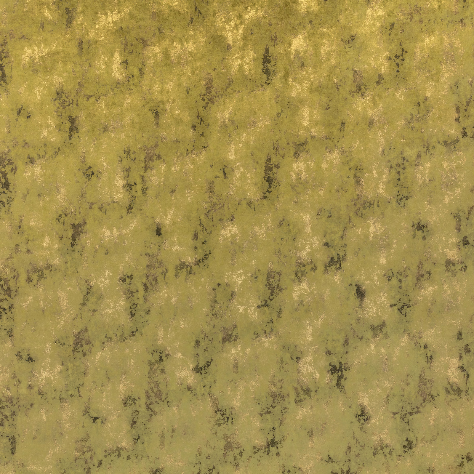 Mottled cypress-green fabric with charcoal flecks and softly golden cloudy highlights