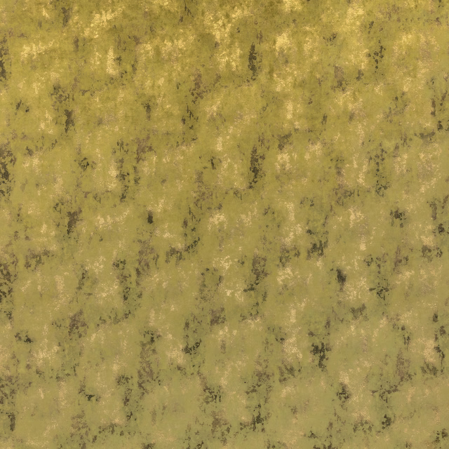 Mottled cypress-green fabric with charcoal flecks and softly golden cloudy highlights
