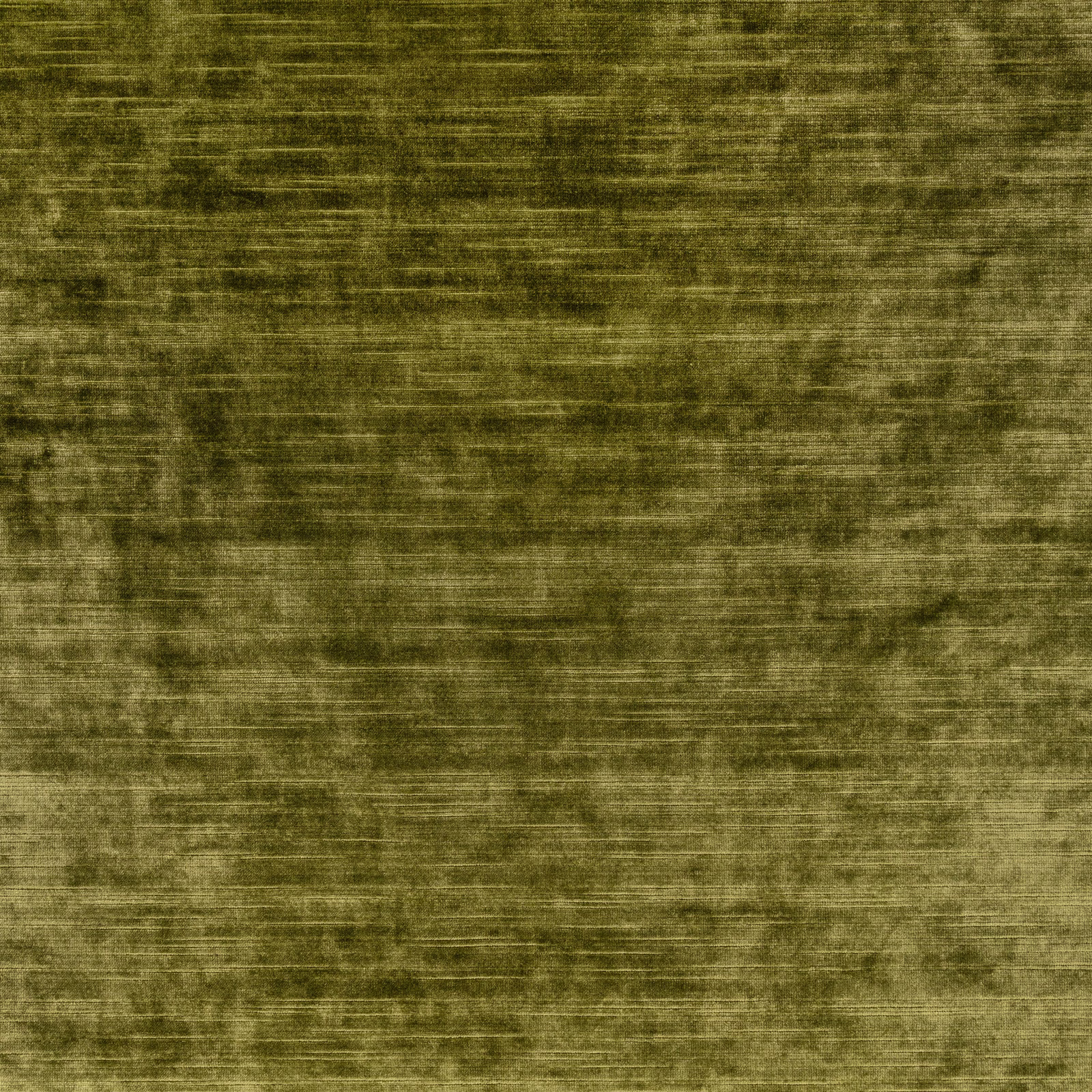 Mottled cypress olive fabric with fine horizontal striations and a soft brushed sheen