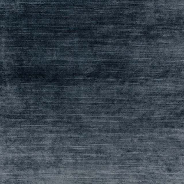 Deep ink-blue fabric with smoky horizontal striations and charcoal mottling