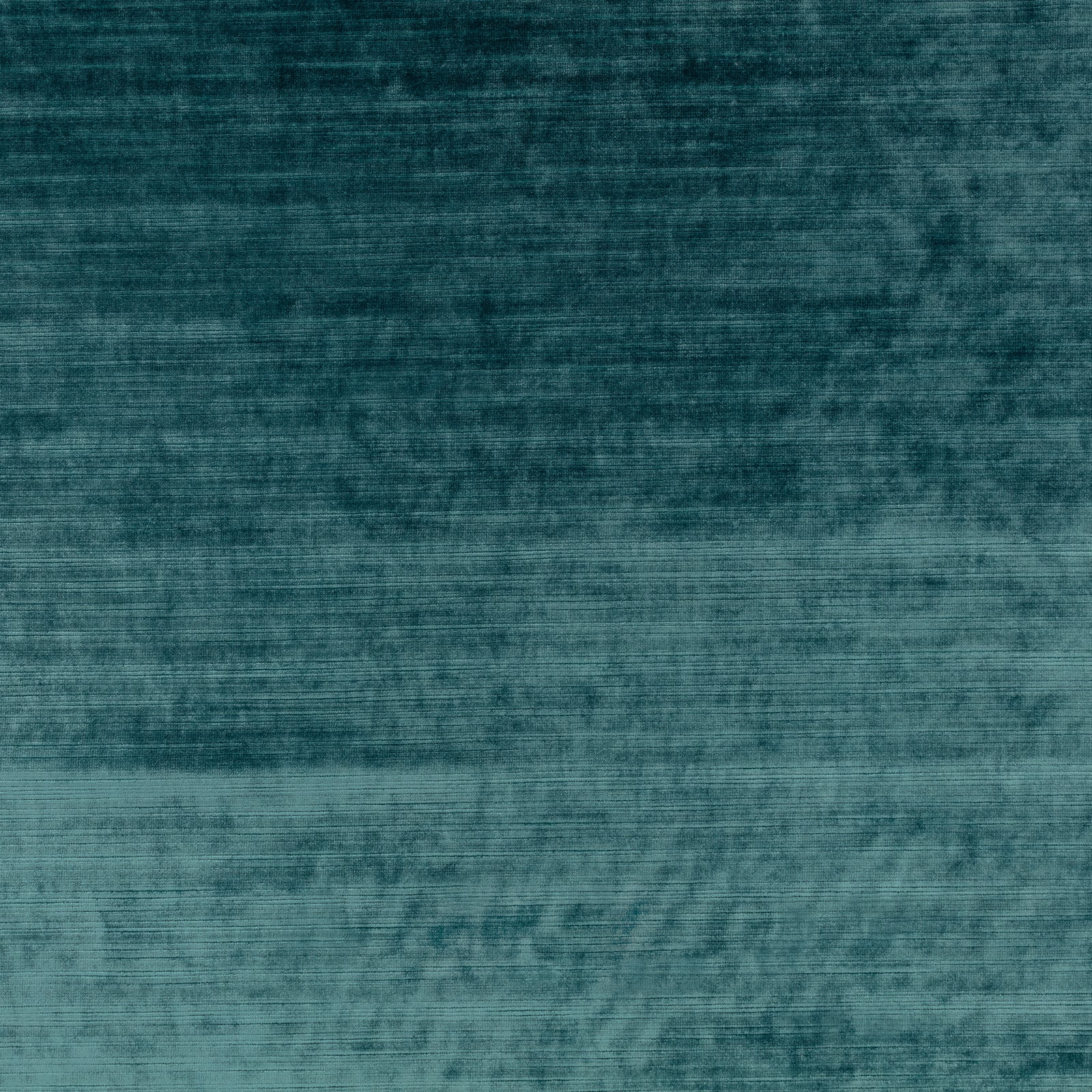 Deep peacock-teal textile with cloudy horizontal striations and a softly brushed surface