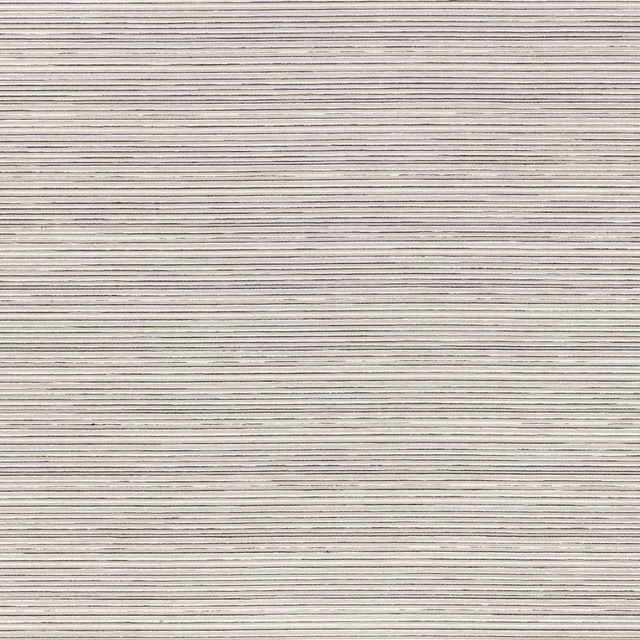 Fine greyscale fabric with tightly spaced horizontal striations and a softly uneven weave