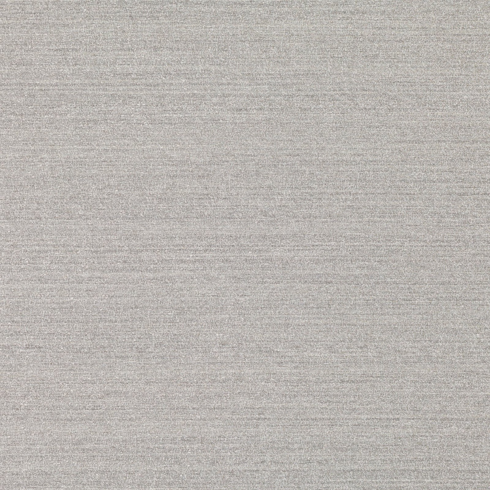 Close view of cool silver-grey fabric with fine horizontal woven texture