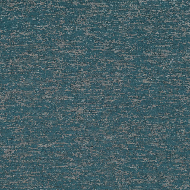 Weathered teal textile with taupe-grey horizontal flecks and an irregular woven texture