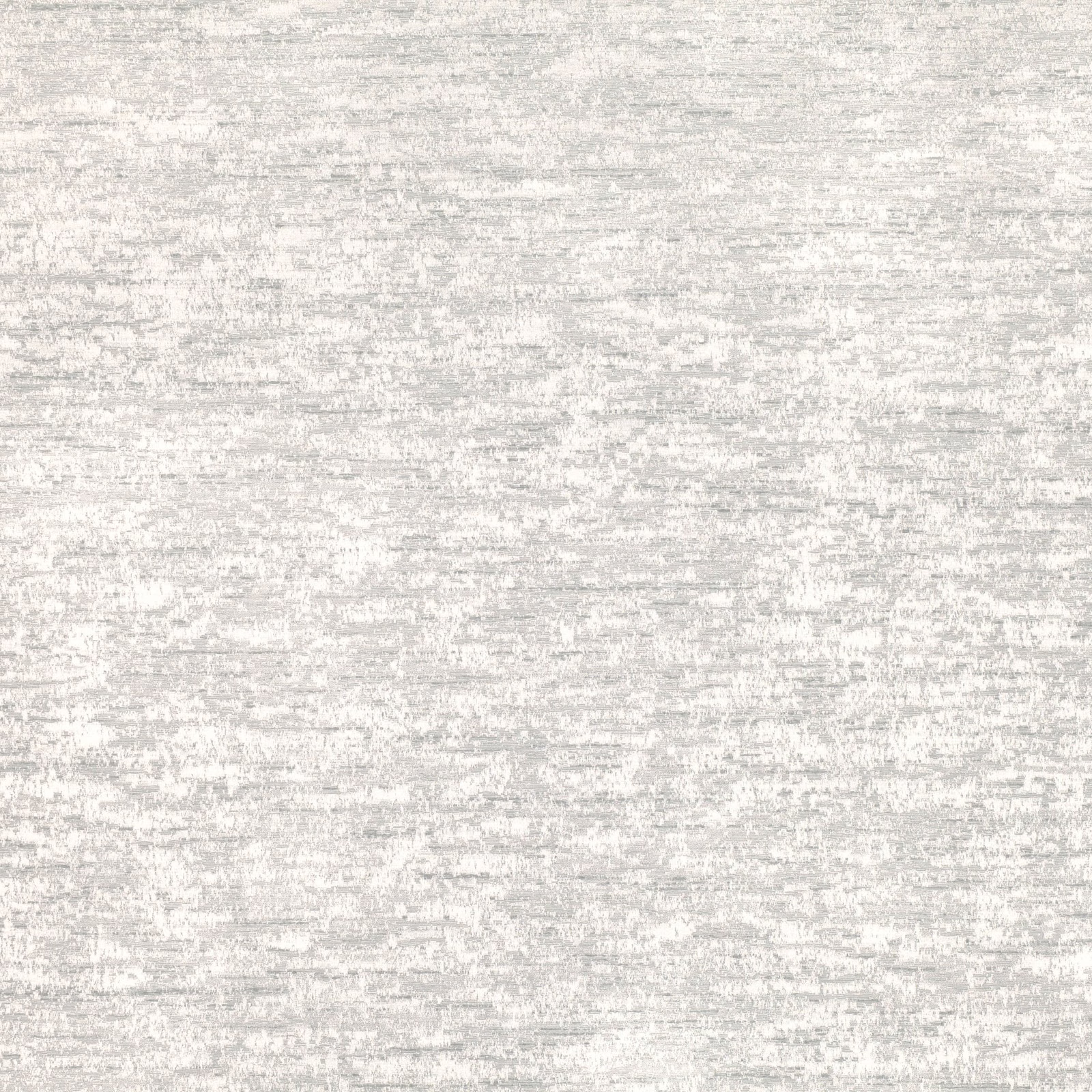 Pale silvery-grey fabric with fine irregular horizontal striations and a softly textured woven surface