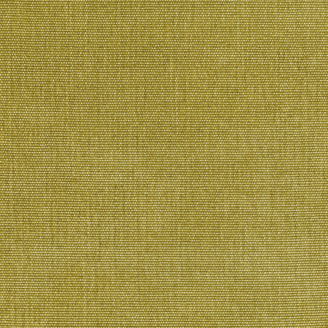 Close-up of muted olive-ochre fabric showing a fine, tightly packed weave