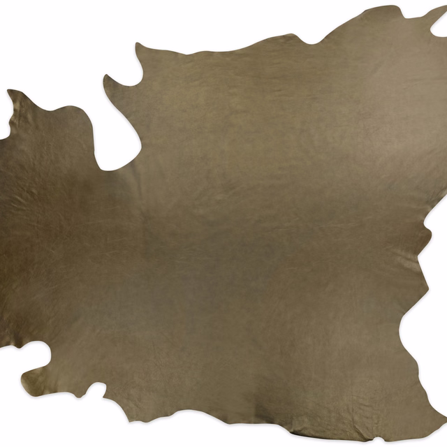 Muted taupe-brown Axel textile with softly mottled, suede-like surface and irregular edges