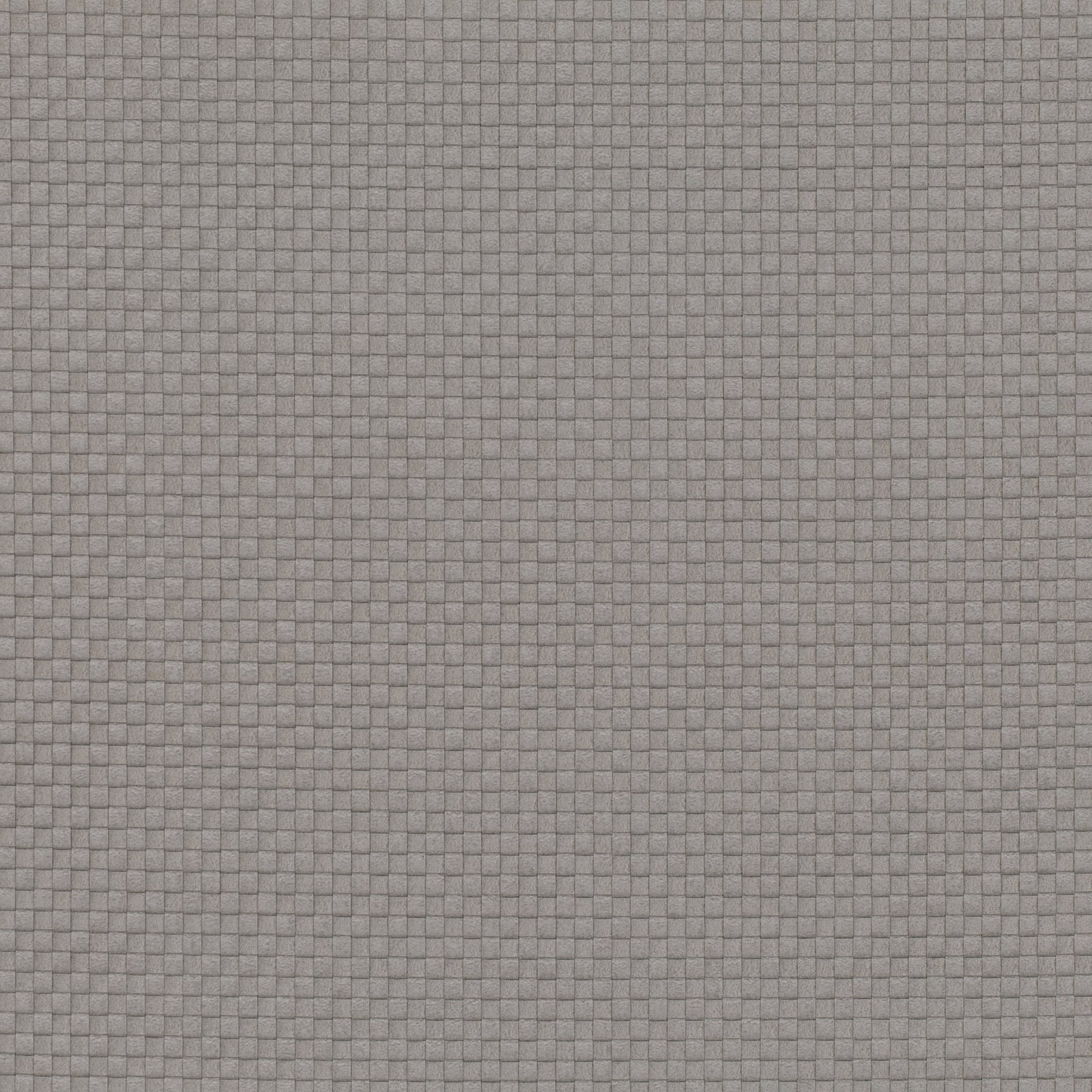 Cool mineral-grey woven swatch with a tiny tonal grid and softly tactile surface