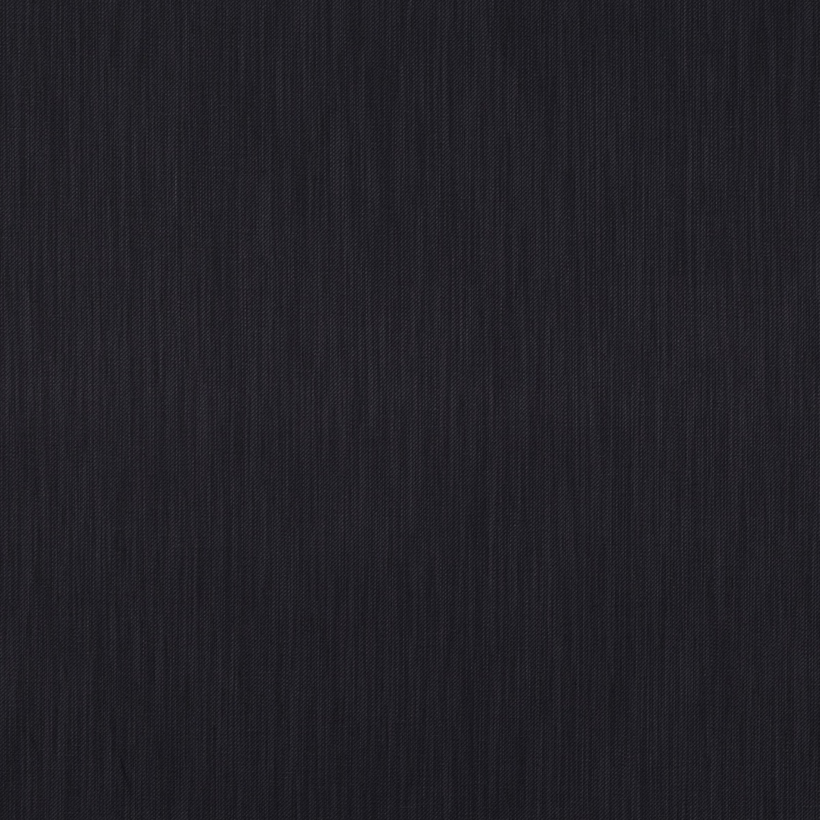 Blue-black fabric swatch with fine vertical striations and a softly matte texture