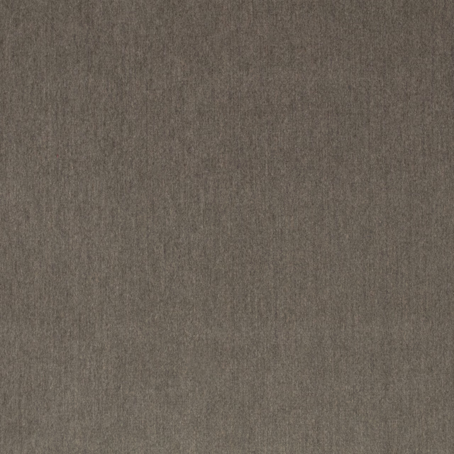 Smoky taupe-grey woven fabric with fine vertical striations and heathered texture