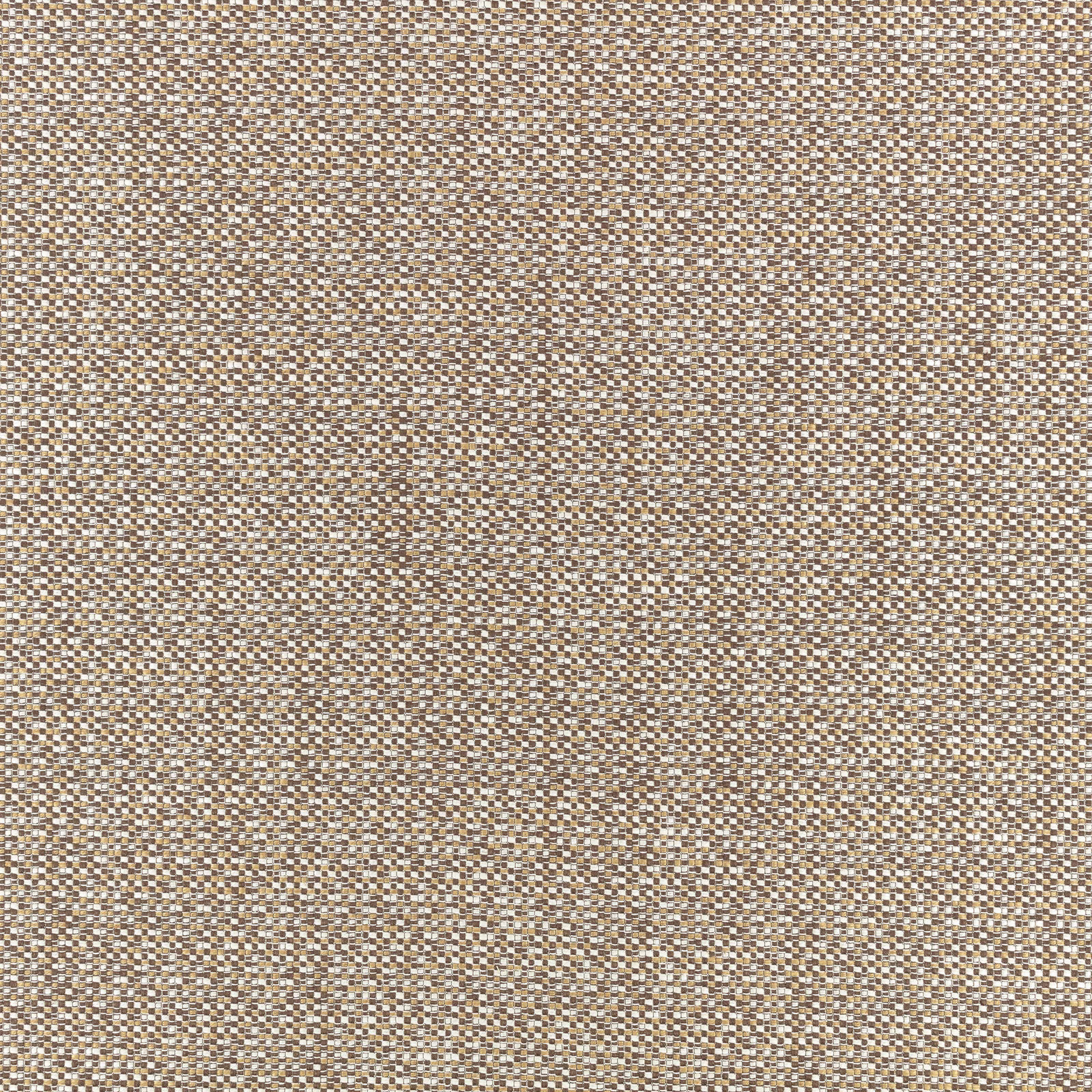 Close-up of Sol Tobacco’s warm brown micro-weave with cream and grey-beige flecks