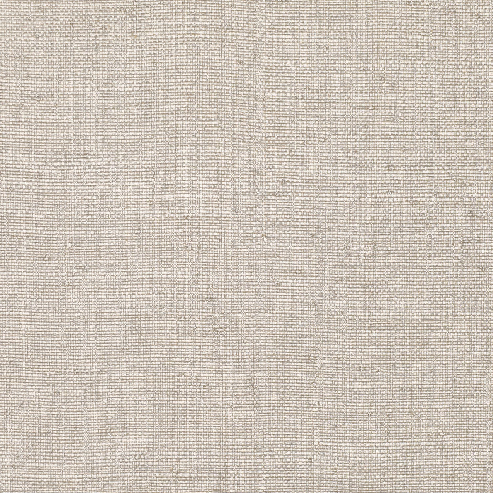 Pale greige taupe wallpaper with a fine woven grid and muted vertical patina