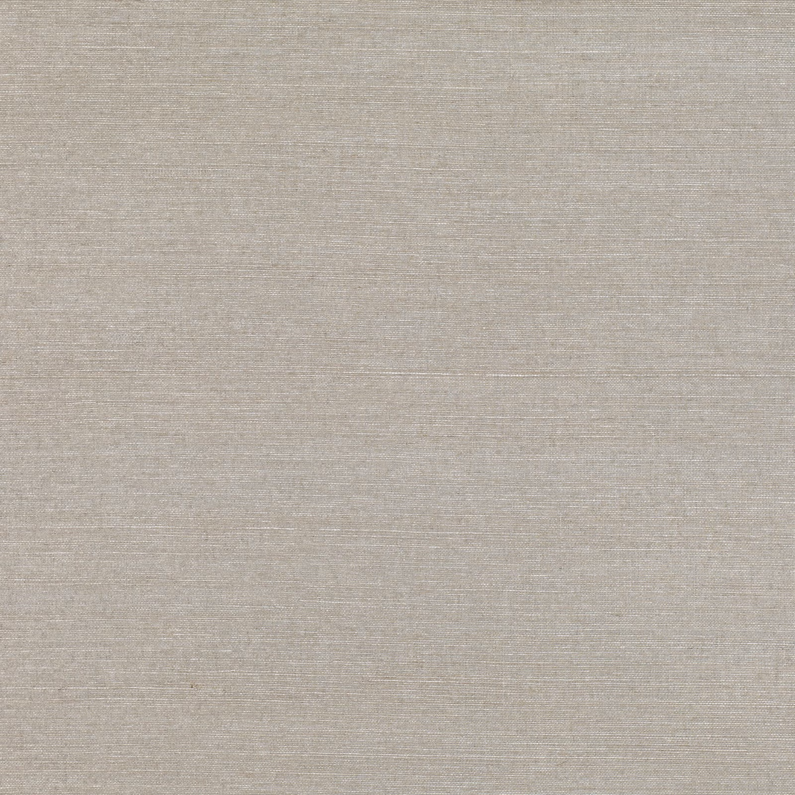 Warm taupe-grey wallpaper with fine horizontal striations and a softly mottled surface