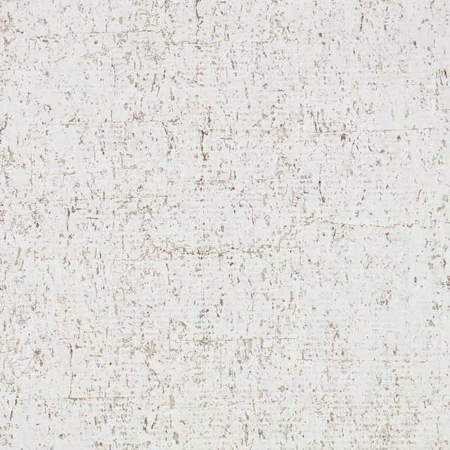 Pale stone wallpaper with taupe-grey distressed mineral marks and a chalky ground