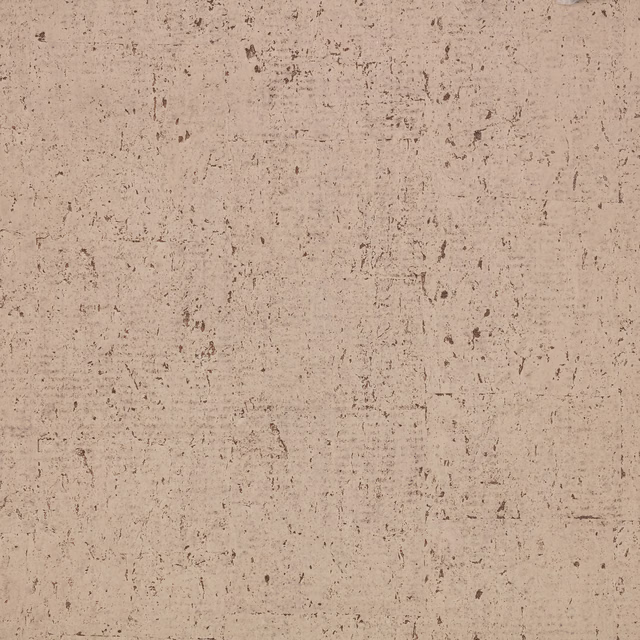 Warm truffle taupe wallcovering with mottled mineral marks and a matt finish