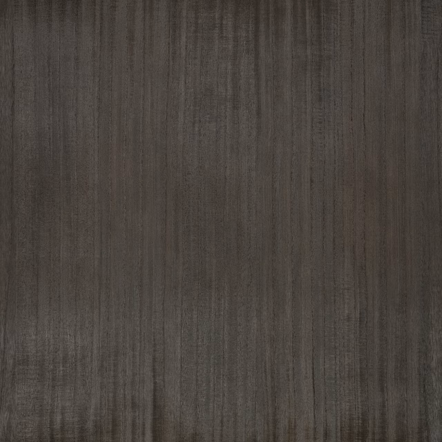 Deep charcoal-grey wallpaper with fine vertical woodgrain-like striations