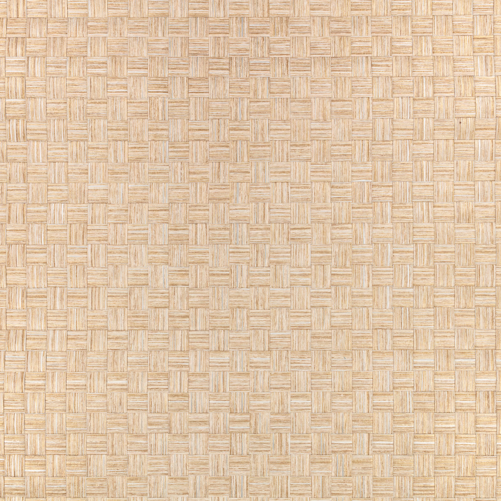 Warm sand-gold wallpaper with fine basket-weave blocks and softly varied tonal lines