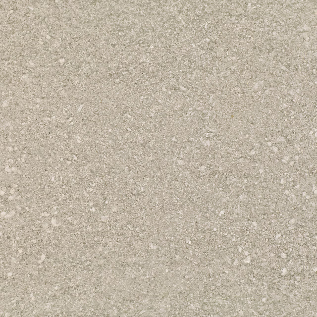 Pale greige mineral wallcovering with fine mottling and scattered stone-like flecks
