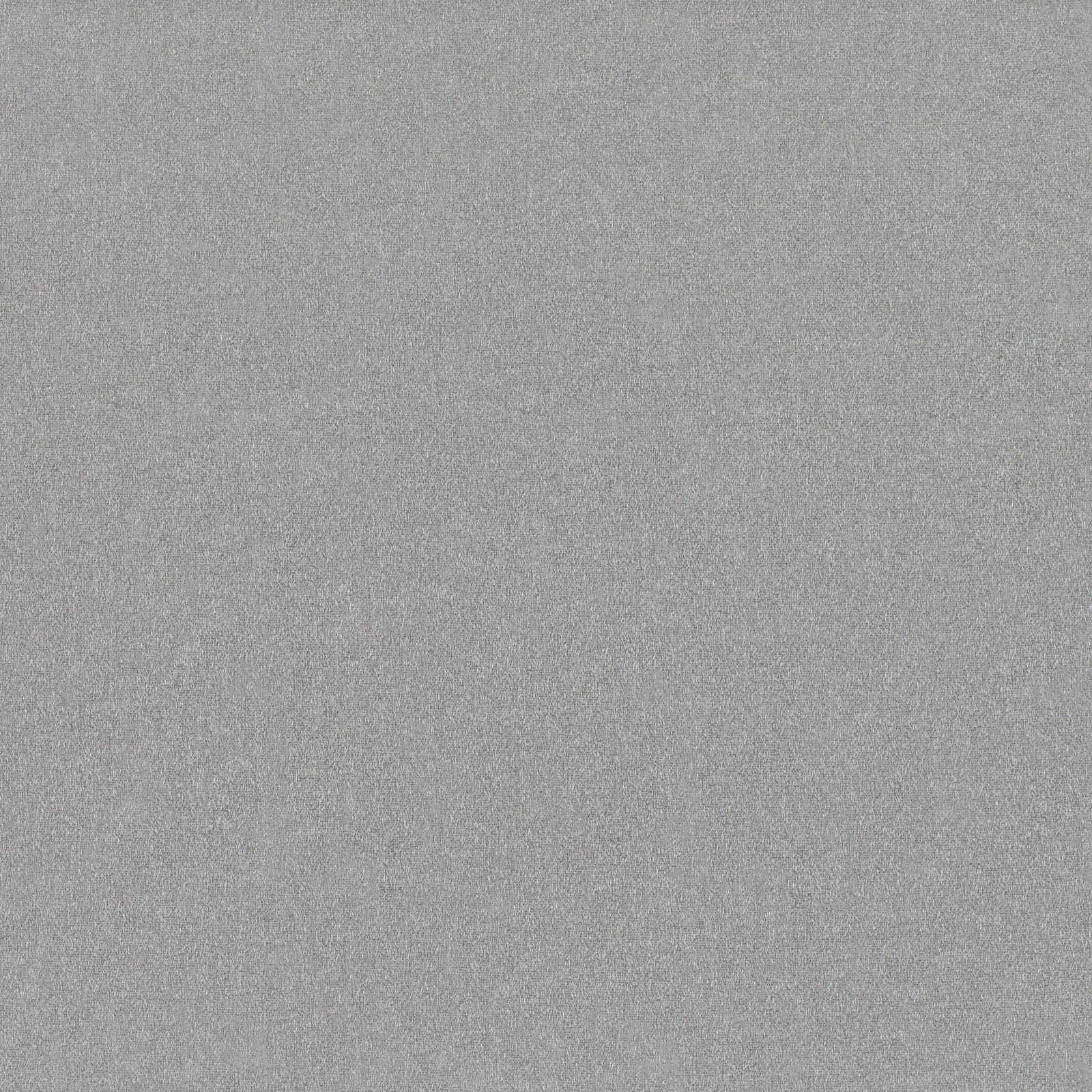 Close-up of cool silver grey fabric with a fine, subtly mottled woven texture