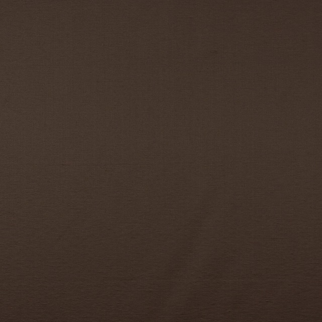 Deep cocoa-brown plain weave with subtle horizontal grain and low sheen