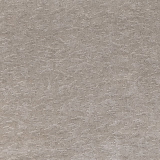 Pale warm greige fabric with a softly raised, broken horizontal weave