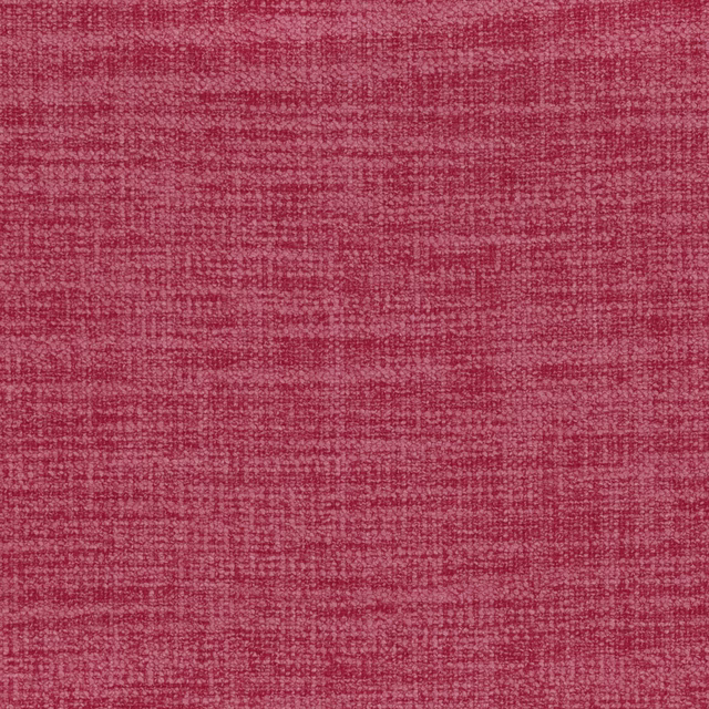 Close-up of raspberry pink woven fabric with pale irregular crosshatch texture