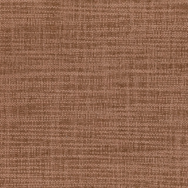 Close view of warm tobacco-brown fabric with a dense, nubby woven texture