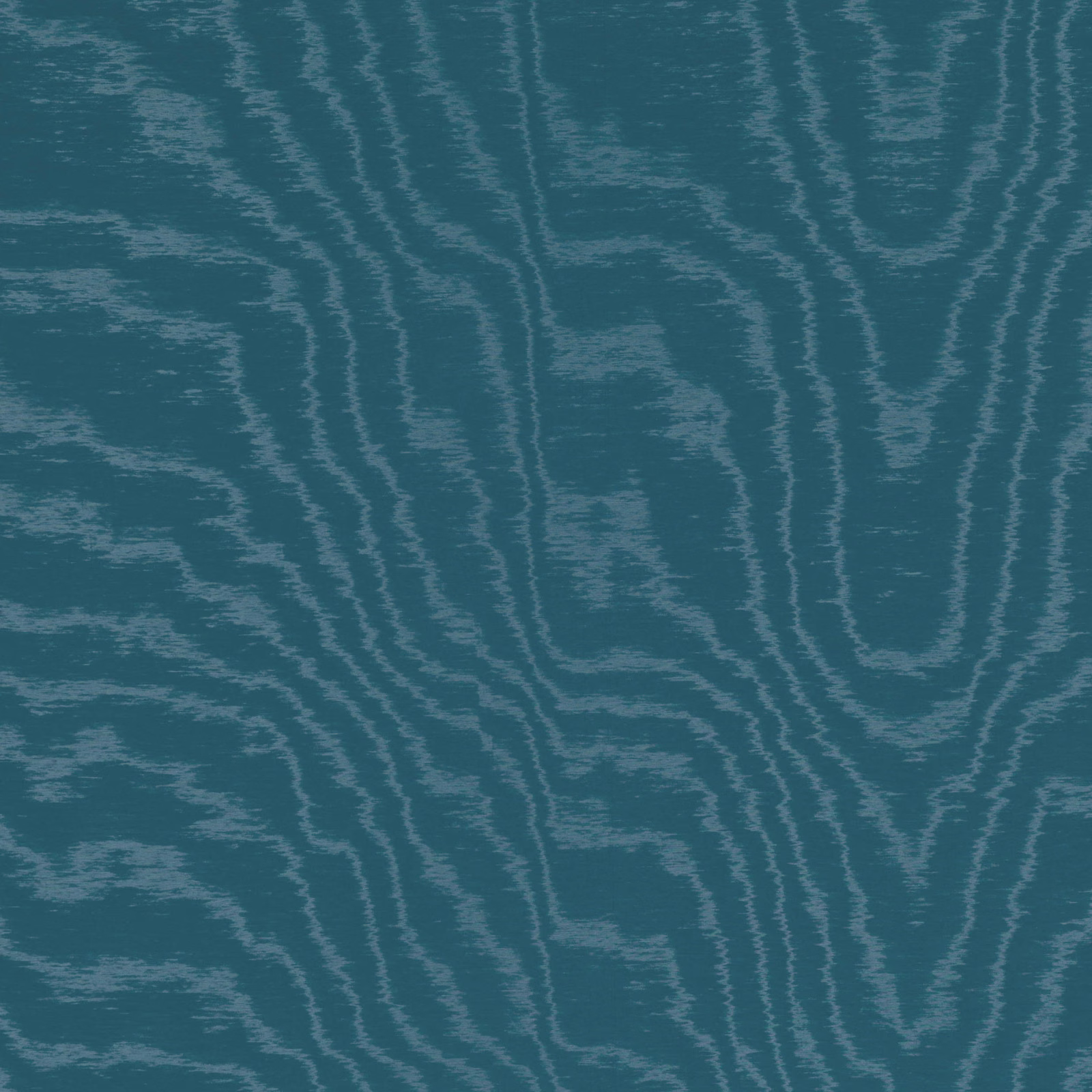 Deep blue-teal fabric with distressed vertical ripple lines and mottled texture
