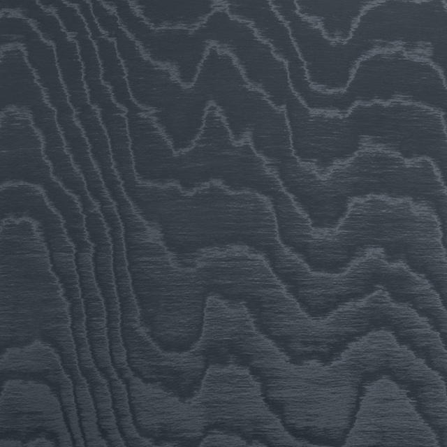 Carbon blue-grey textile with dark undulating woodgrain lines and fine woven texture