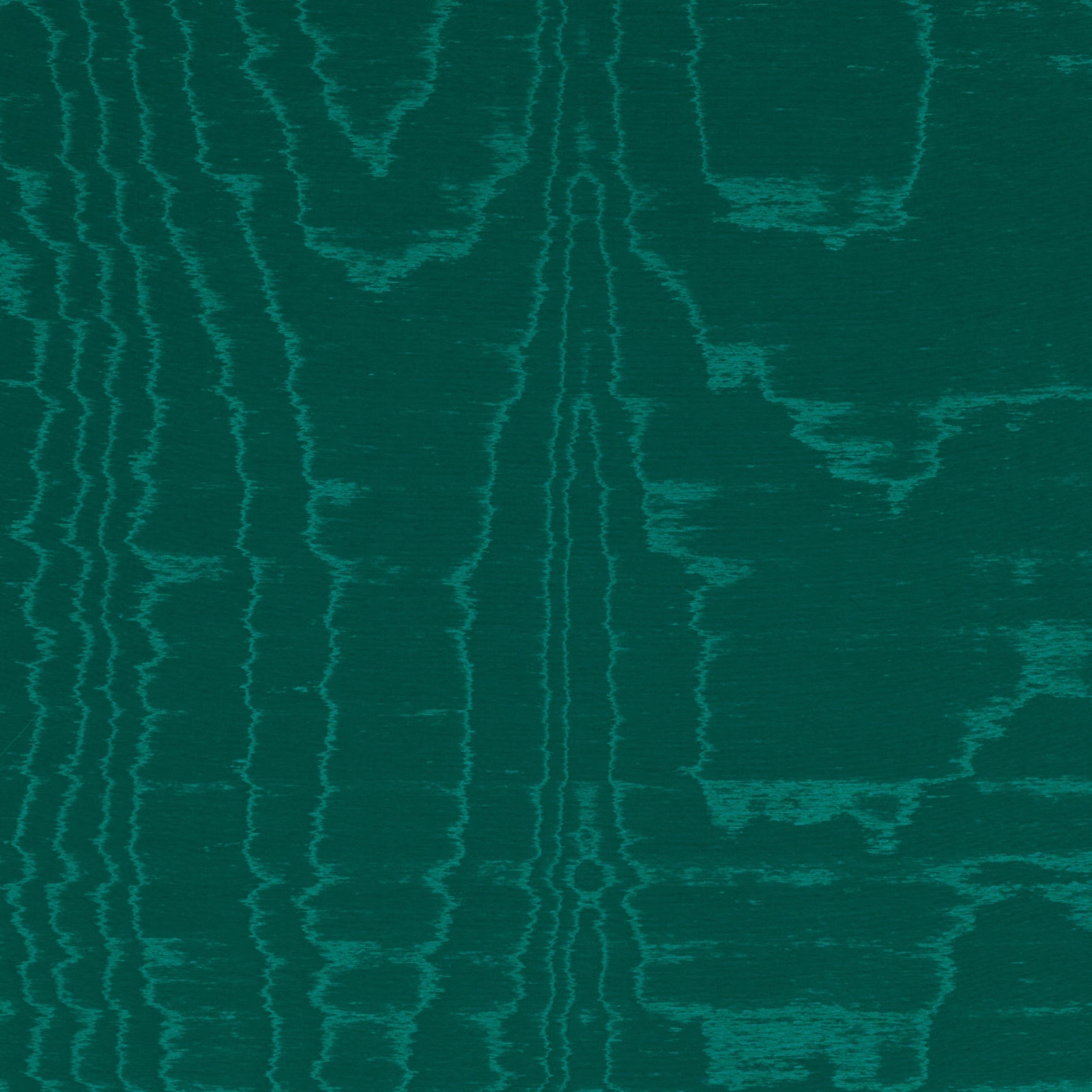 Deep jade teal textile with rippling turquoise vertical forms and fine horizontal weave
