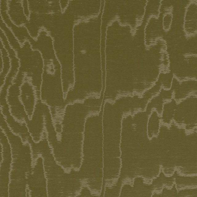 Muted olive-green fabric with pale irregular striations and subtle horizontal texture
