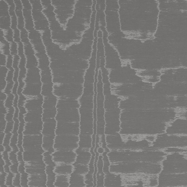 Cool grey Athne fabric with wavering vertical striations and pale rubbed highlights