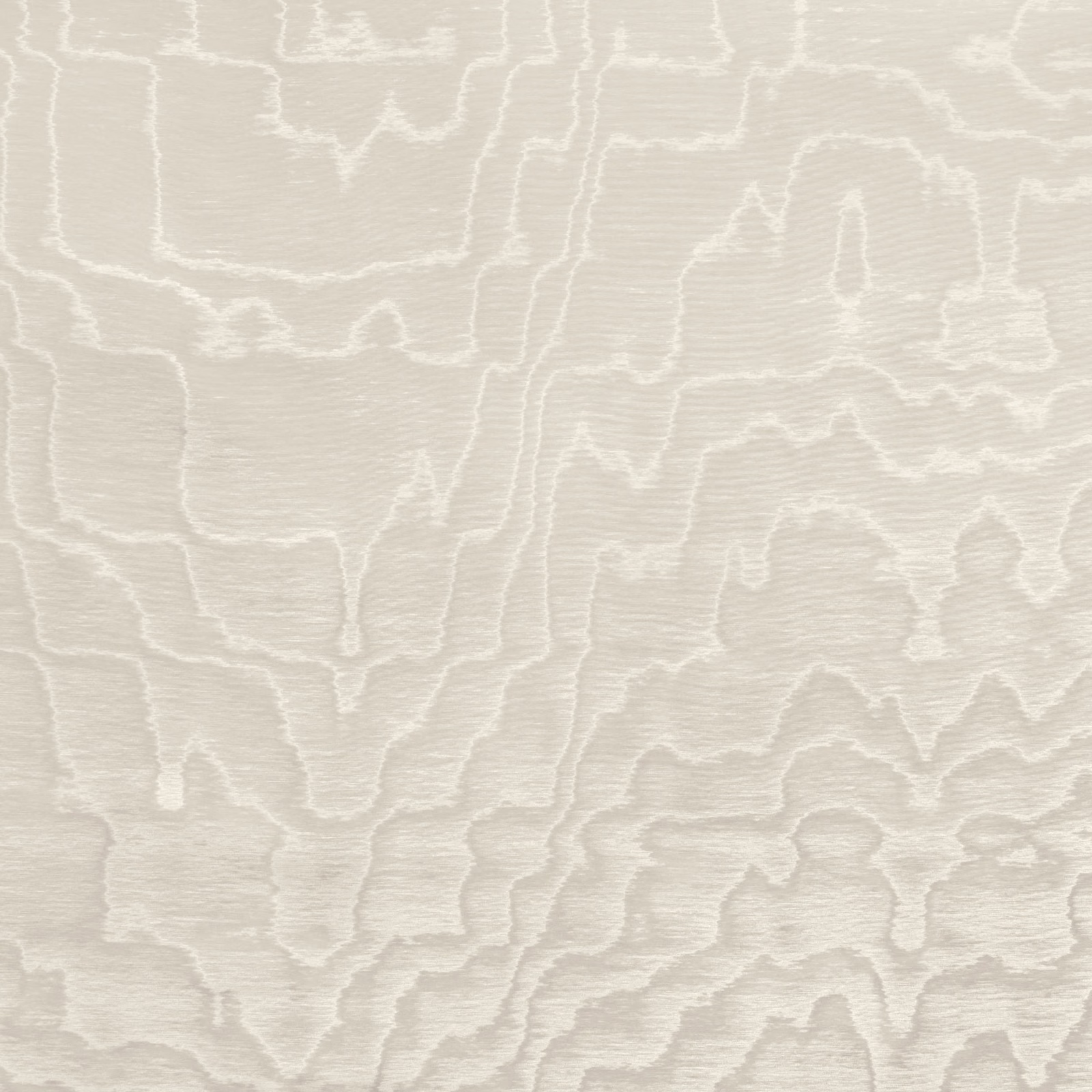 Pale vellum fabric with flowing ivory contour lines and fine woven texture