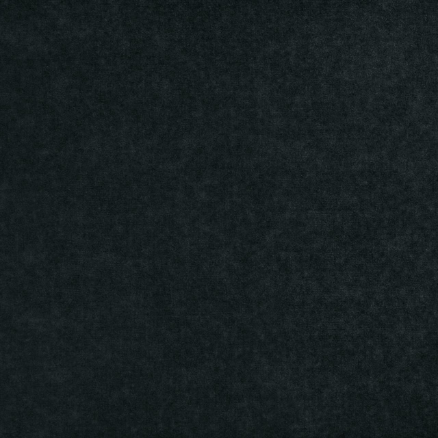 Deep charcoal-black fabric with a softly mottled, plush-looking plain surface
