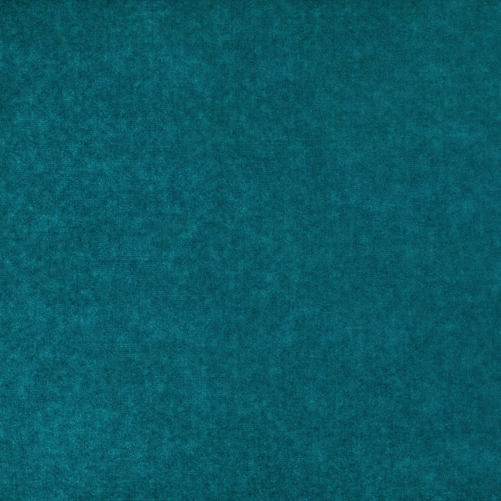 Mottled lagoon-teal fabric with a softly brushed, velvety-looking surface