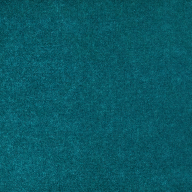 Mottled lagoon-teal fabric with a softly brushed, velvety-looking surface
