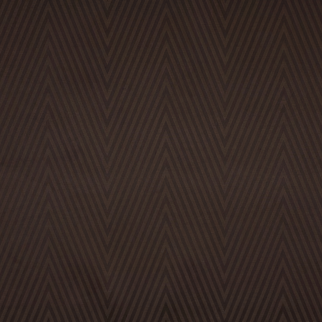 Dark cocoa-brown woven textile with tonal vertical chevrons and fine ribbed texture