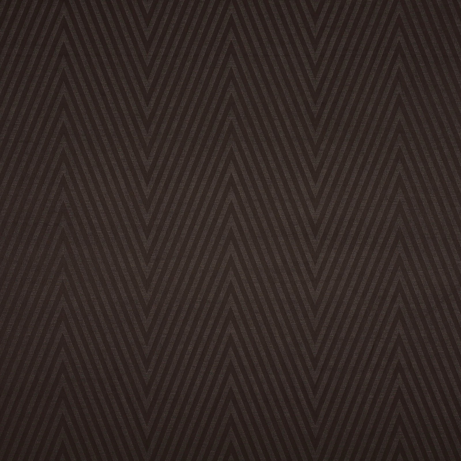 Dark graphite fabric with tonal vertical zigzag chevrons and a fine textured weave