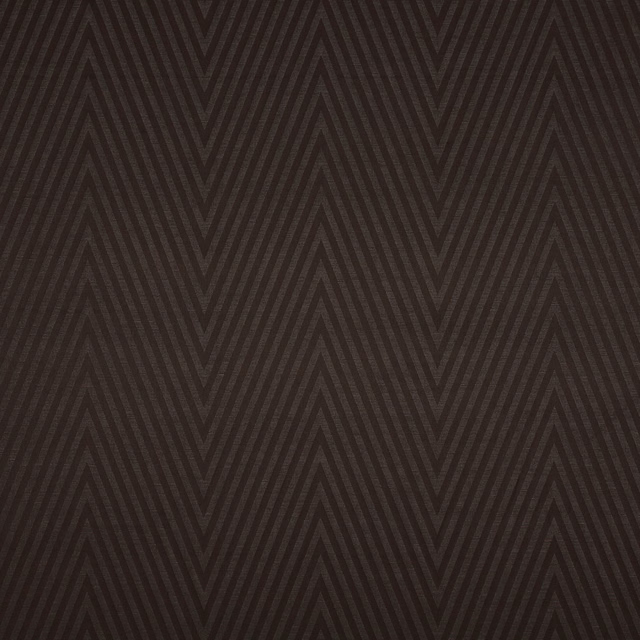 Dark graphite fabric with tonal vertical zigzag chevrons and a fine textured weave