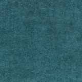 Close-up of saturated electric teal fabric with a fine mottled woven texture