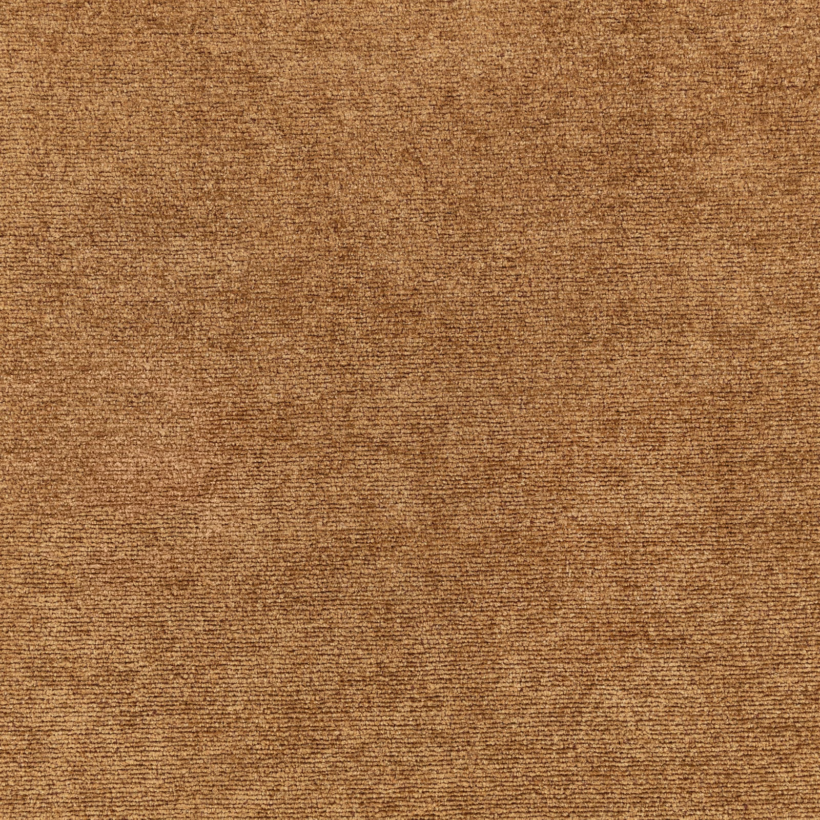 Warm tobacco-brown textile swatch with dense fine horizontal texture and tonal depth